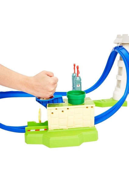 HGK59 Hw Mario Kart Keskin Dönüşler Pist Seti /hot Wheels fırsatları