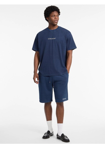 Jeans Erkek Lacivert Oversize Fit T-Shirt M5YI11KCTG1-BL1N fiyatları