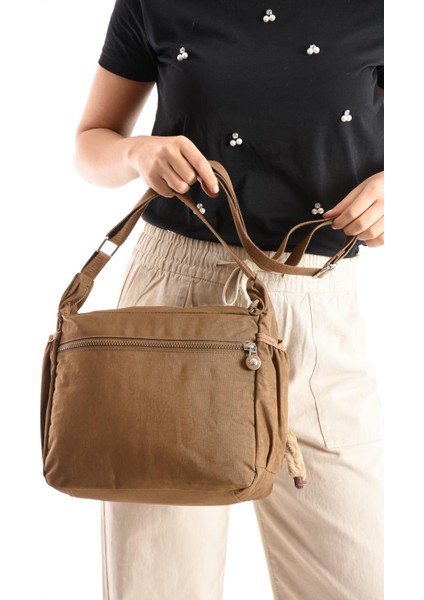 Çapraz Askılı Ultra Hafif Çok Cepli Omuz Çantası Klinkıl Kumaş modelleri