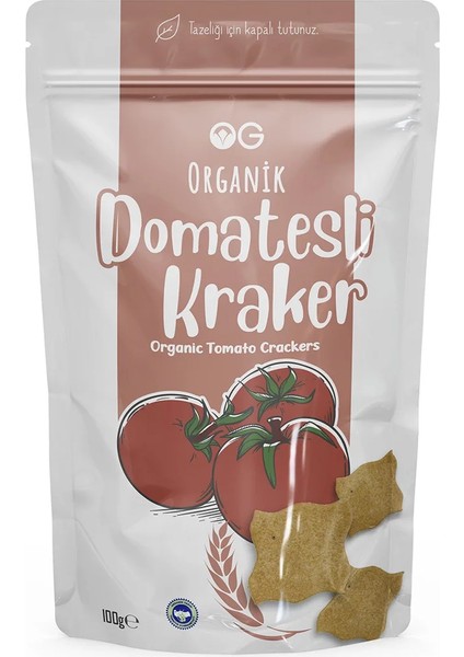 Buğz Og Natural Organik Domatesli Kraker (100 Gr)
