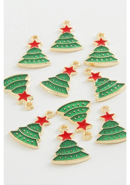 Buğz Yılbaşı Ağacı Eldiveni Mineli Kolye Ucu 1 Adet