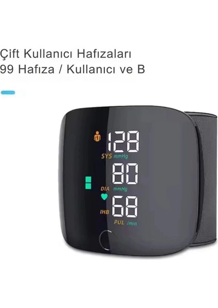 Renkli LCD Ekranlı Bilekten Tansiyon Aleti – Taşınabilir ve Kolay Kullanım Tansiyon Aleti fırsatları