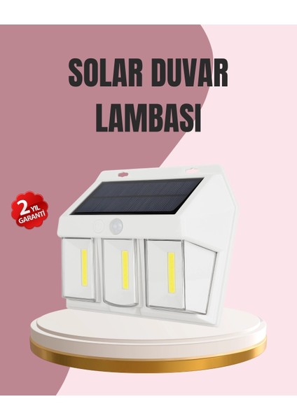 Güneş Enerjili Bahçe ve Duvar Aydınlatma – BK-618-3 LED Lamba