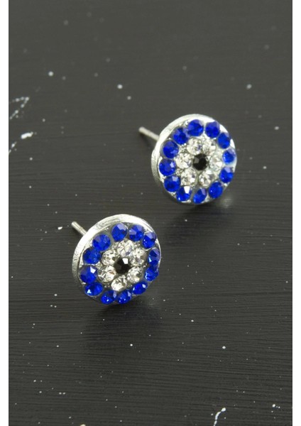 Nazar Taşlı Minik Küpe