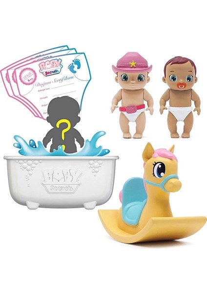 Baby Secrets Sürpriz Figür ve Bebek Arabası Seti modelleri