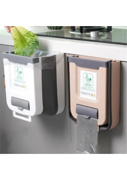 Buğz Katlanabilir Mutfak Çöp Kovası Torba Hazneli fiyatları