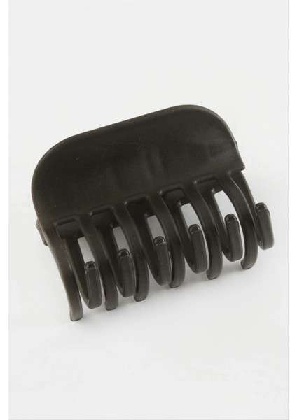 Düz Siyah Renkli Mandal Toka 6 cm