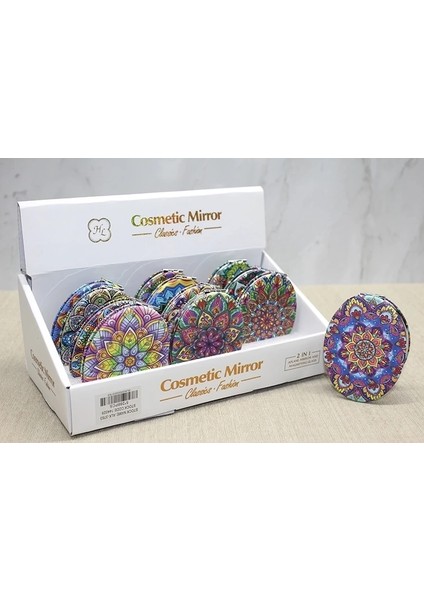 Buğz Taşlı El Aynası Oval Ince ALK3763