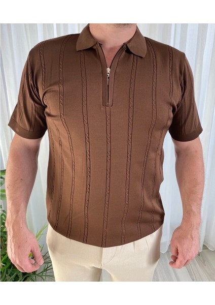 Fermuarlı Polo Yaka Triko fiyatları