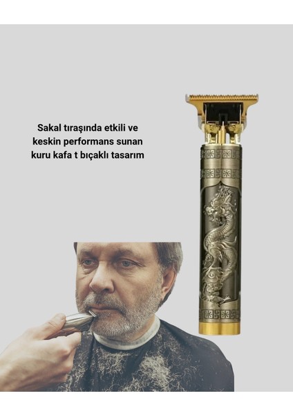 Buğz Profesyonel Çizik Tıraş Makinesi – T Çelik Bıçaklı, 120 Dakika Şarjlı Kullanım, 3 Başlıklı modelleri