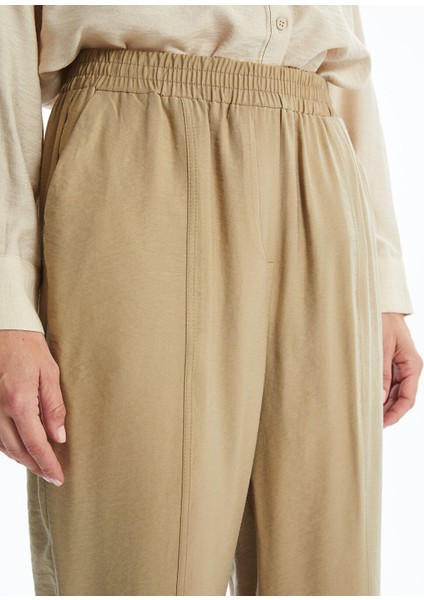 Yeni Sezon Beli Lastikli Kadın Pantolon modelleri