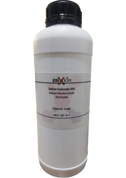 Sıvı Kostik 1 Lt 48% Sodyum Hidroksit
