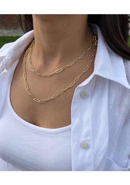 Desenli Ataç Dolama Zincir Kolye