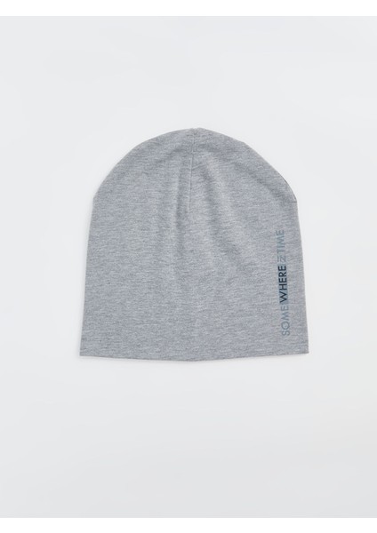 Yeni Sezon Yazı Baskılı Erkek Bere