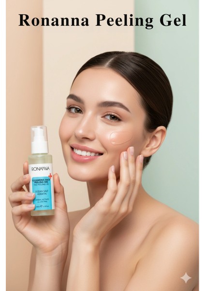 Yüz Peeling Jel - Okyanus Tuzu ve Keratin Içerikli, Arındırıcı ve Aydınlatıcı - 100ML