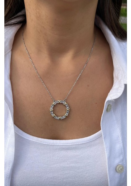 Taşlı Halka Kolye fiyatları