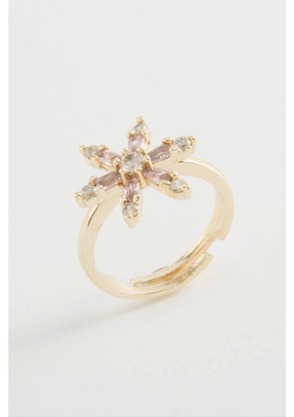 Lotus Zirkon Taşlı Yüzük