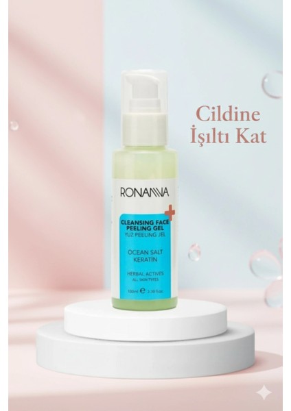 Yüz Peeling Jel - Okyanus Tuzu ve Keratin Içerikli, Arındırıcı ve Aydınlatıcı - 100ML indirimleri