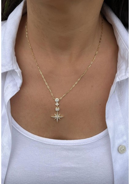 Taşlı Kuzey Yıldız Kolye fiyatları