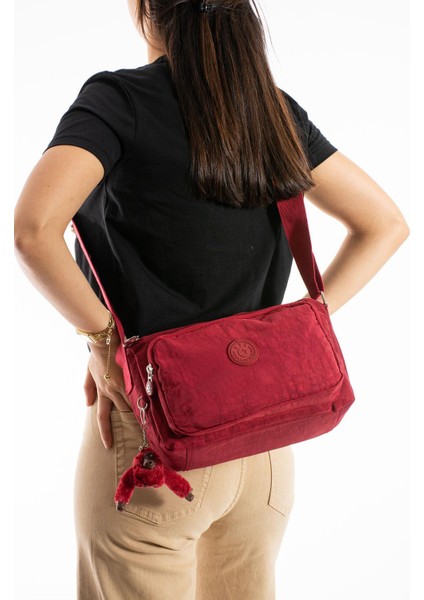 Çapraz Askılı Ultra Hafif Çok Cepli Omuz Çantası Klinkıl Kumaş modelleri