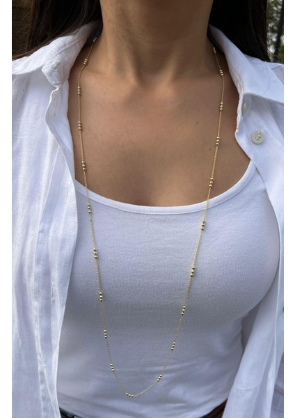 Top Desenli Dolama Zincir Kolye fiyatları