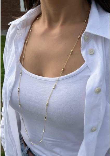 Top Desenli Dolama Zincir Kolye fırsatları