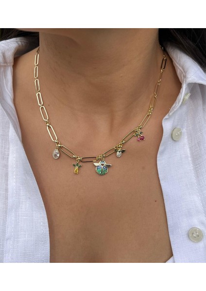 Renkli ve Desenli Charm Kolye fiyatları