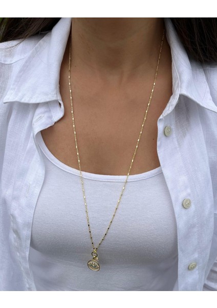 Göz Charmlı Uzun Kolye fiyatları