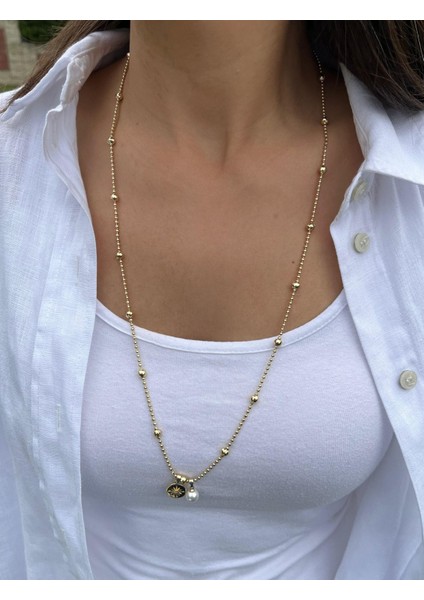 Kuzey Yıldızı ve Inci Charmlı Kolye fiyatları