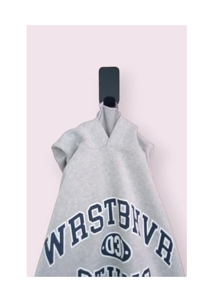 Kendinden Yapışkanlı 4 Lü Paket Dikdörtgen Mat Siyah Bornoz Havlu Askısı fiyatları