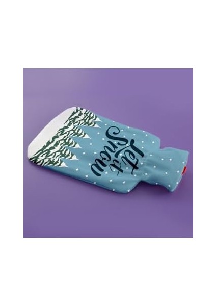 Bırak Kar Yağsın Mesajlı Sıcak Su Torbası - Tasarım Kılıflı Termofor - El Ayak Isıtıcı fiyatları