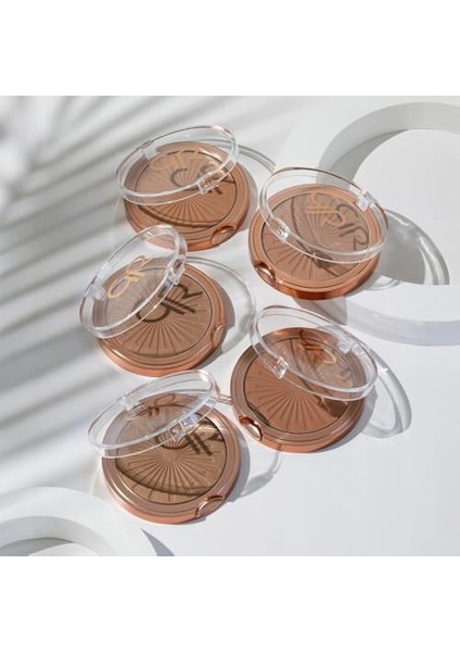 Golden Rose Sun Bright Bronzer Powder No: 05 Warm Tan - Bronzlaştırıcı Pudra