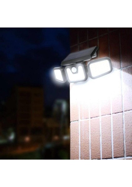 Güneş Enerjili Hareket Sensörlü 3 Taraflı Bahçe Aydınlatması Işık fırsatları