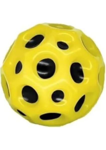 Ball (Yükseğe Zıplayan Top) - 7 cm - Süper Eğlenceli Uzay Topu - Space - Bouncy Ball - Sarı