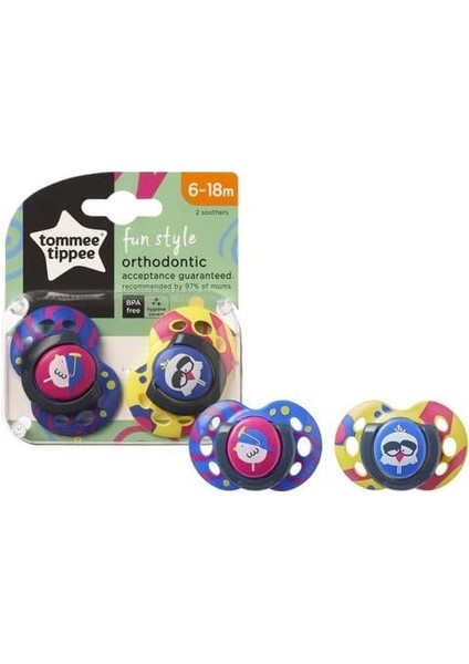 Tommee Tippee Fun Style Emzik 2 Adet - 6-18 Ay fiyatları