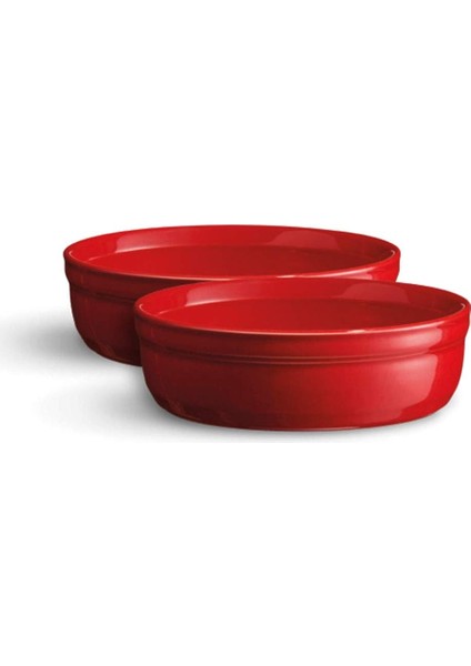 Emile Henry, Set 2 Adet, Seramik 13 x 13 x 3,5 Cm, Seramik, Grand Cru, 8.5x8.5x7 cm