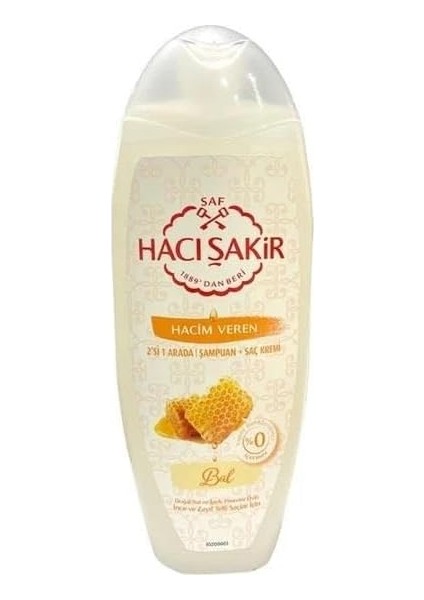 Hacı Şakir Şampuan Bal Ince Telli Zayıf Saçlar 2in1 500 ml