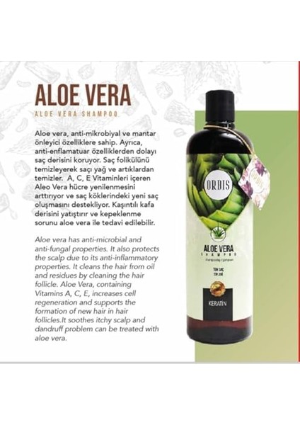 Orbis Aloe Vera Özlü Şampuan 700 ml