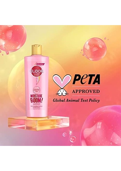Elidor Collagen Blends Sülfatsız Saç Bakım Şampuanı Moisture Boom Yoğun Nem Terapisi 350 ml modelleri