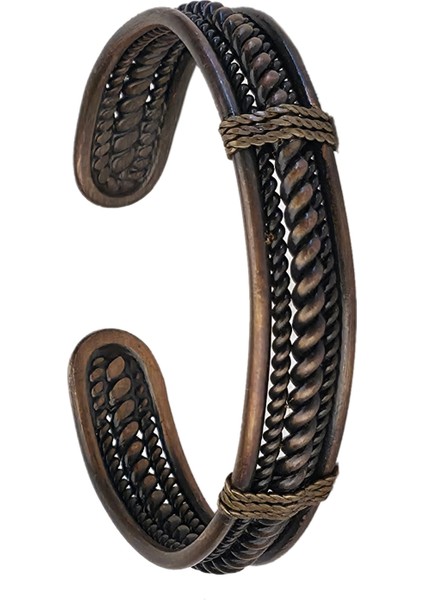 El Yapımı Ayarlanabilir Burgulu Saf Bakır Bileklik , Bakır Bilezik BB-330 modelleri