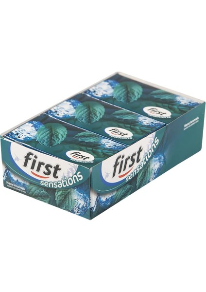 First Sensations Keskin Nane Aromalı Sakız 27 gr - 12 Adet
