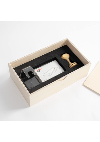 Inspire Ahşap Kaşe Seti - Ilham Mesajlı Kitap Mührü Kaşesi
