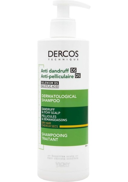 Vichy Dercos Kepek Karşıtı Şampuan (Kuru Saçlar) 390ML
