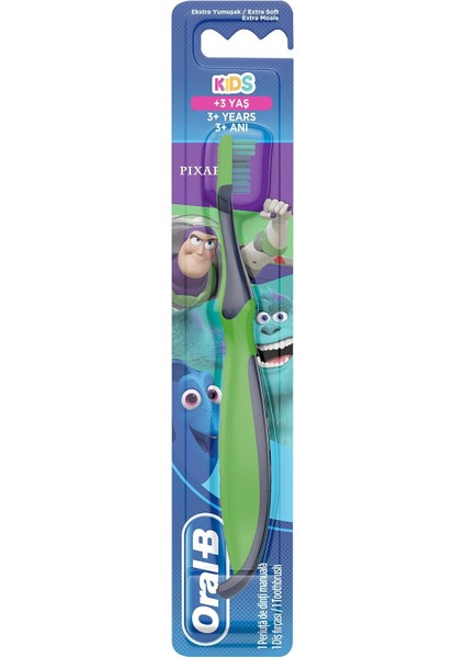 Oral-B Çocuk Diş Fırçası Pixar Ekstra Yumuşak (3+ Yaş) modelleri