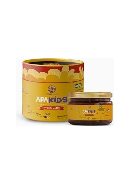 Apayrı Yaşam Apakids Çocuklara Özel Mumiyo, Arı Sütü, Polen Içeren Yoğunlaştırılmış Bio MACUN%100 Bitkisel Apakids modelleri
