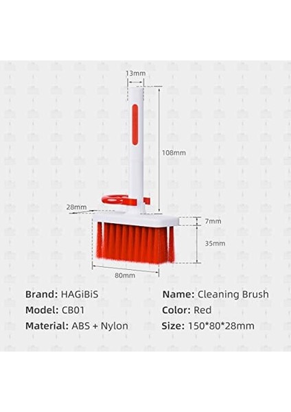 Temizleme Yumuşak Fırça Klavye Temizleyici 5'i 1 Arada Çok Fonksiyonlu Bilgisayar Temizleme Araçları Kiti Köşe Boşluğu Silgi Bluetooth Kulaklık Için Tuş Çektirmesi LEGO Dizüstü Bilgisayar modelleri