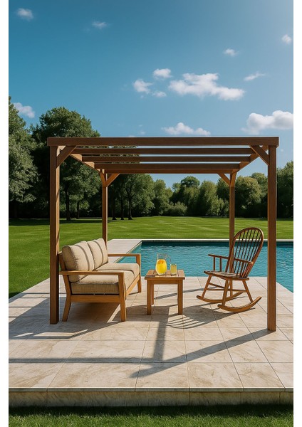 Ahşap Eko Pergole Tente Çardak fiyatları