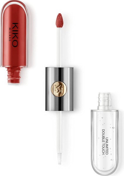 Kiko Milano Ruj - Unlımıted Double Touch - 107 Cherry Red - Uzun Süre Kalıcı Parlak / Mat Likit Lipstick modelleri