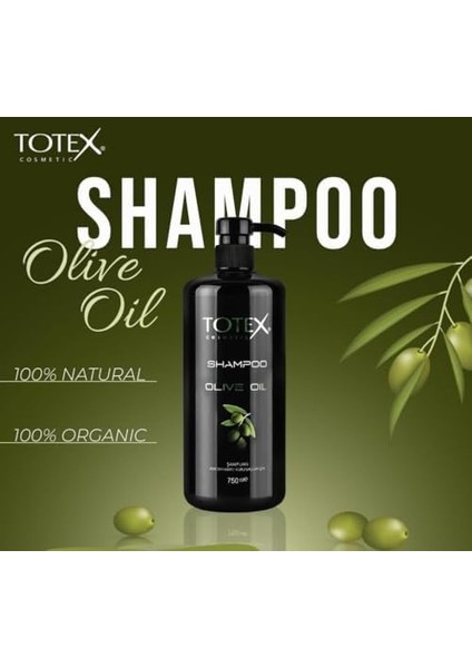 Totex Zeytinyağlı Saç Şampuanı | Hasarlı Saç Onarımı | Kepek Karşıtı Unisex Şampuan 750 ml fiyatları