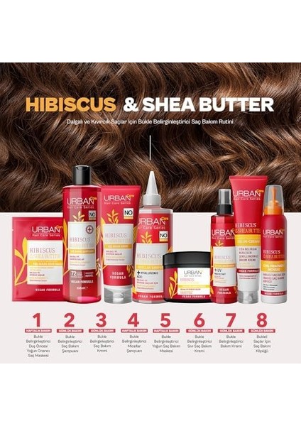 Urban Care Hibiscus & Shea Butter Bukle Belirginleştirici Saç Bakım Şampuanı, 350 Mililitre, Vegan modelleri